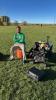 Coach Lujan by soccer equipment 