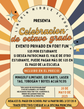 Celebracion de octavo grado en Fort Fun